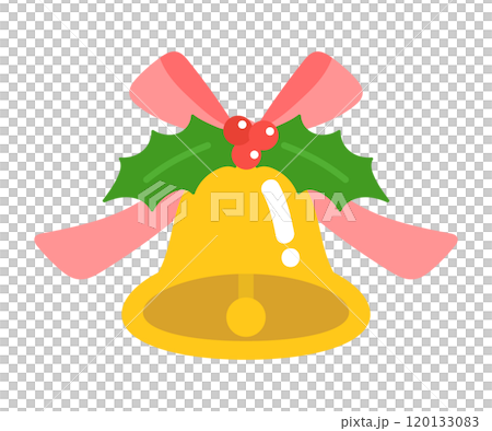 クリスマスのベルのイラスト クリスマスのベルのイラスト 120133083