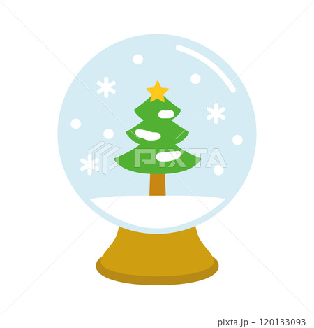 スノードームのイラスト 120133093