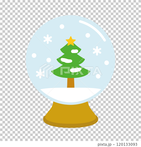 スノードームのイラスト 120133093