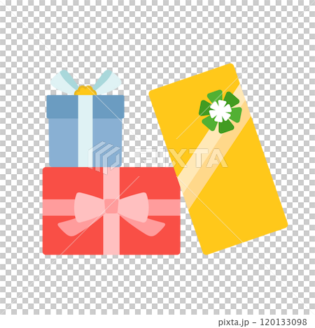 Illustration of a gift Illustration of a gift 120133098