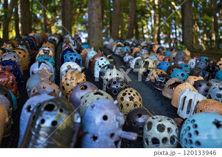 カラフル陶キャンドル・越前陶芸村の秋 120133946