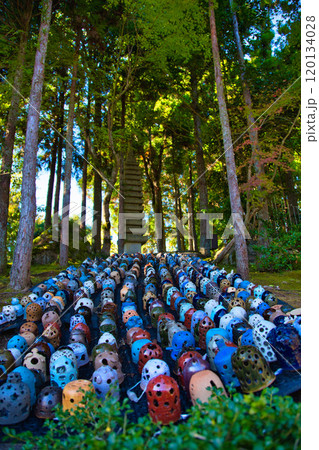 カラフル陶キャンドル・越前陶芸村の秋 120134028