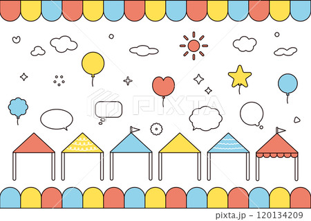 イベント イラスト素材セット イベント イラスト素材セット 120134209