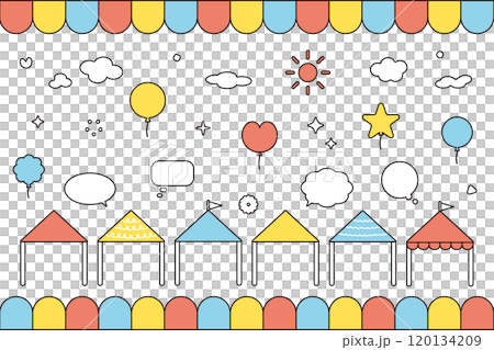 イベント イラスト素材セット イベント イラスト素材セット 120134209