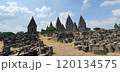 Scenery of Parambanan Temple in Central Jawa Indonesia 120134575