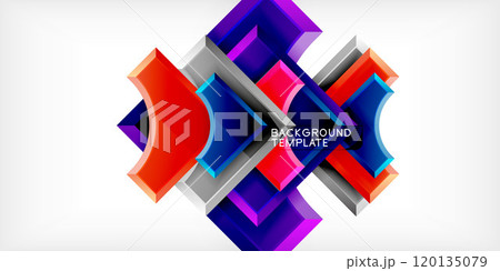 Geometric design abstract background - circles and triangles Geometric design abstract background - circles and triangles 120135079