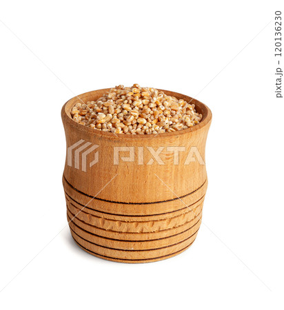 Wheat Grains, Barley Pile, Dry Cereal Seeds, Wheat Grains Heap on White Wheat Grains, Barley Pile, Dry Cereal Seeds, Wheat Grains Heap on White 120136230