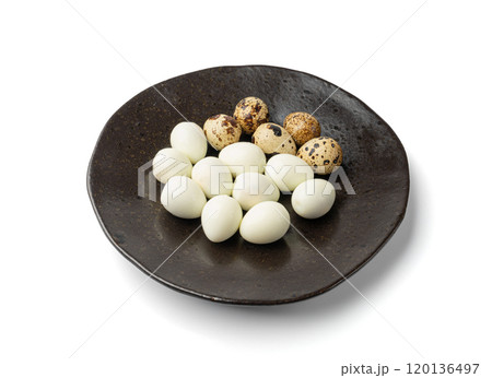 Quail Eggs, Diet Egg, Healthy Breakfast, Natural Organic Nutrition, Salad Ingredient Spotted Quail Egg 120136497