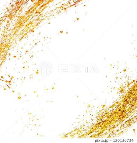 背景素材_ラメグリッター_筆 120136734