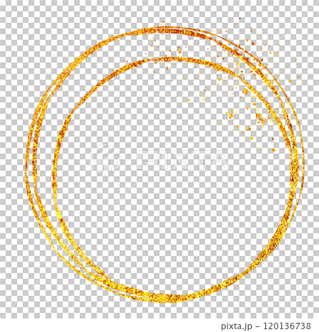 背景素材_ラメグリッター_筆_円 背景素材_ラメグリッター_筆_円 120136738