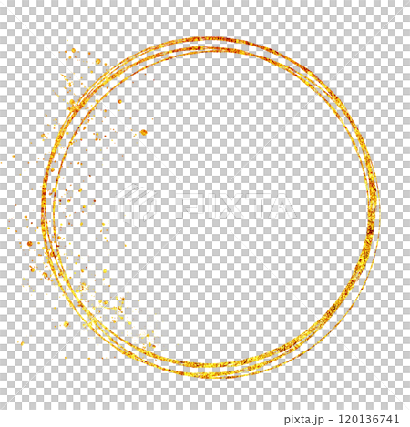 背景素材_ラメグリッター_筆_円 背景素材_ラメグリッター_筆_円 120136741