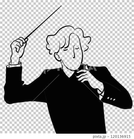 導體的簡單黑白插圖 導體的簡單黑白插圖 120136915