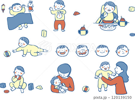 いろいろな赤ちゃん いろいろな赤ちゃん 120139150