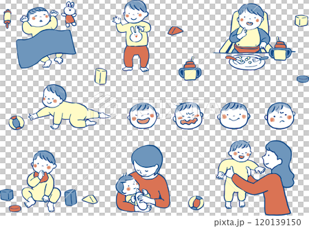 いろいろな赤ちゃん いろいろな赤ちゃん 120139150