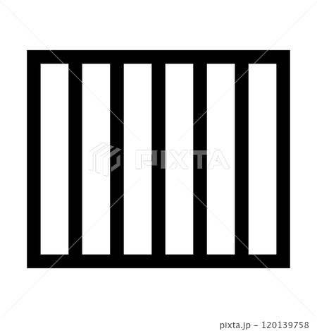 牢屋 シルエット 120139758