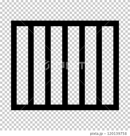 牢屋 シルエット 120139758