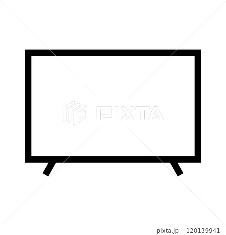 薄型テレビのアイコン 薄型テレビのアイコン 120139941