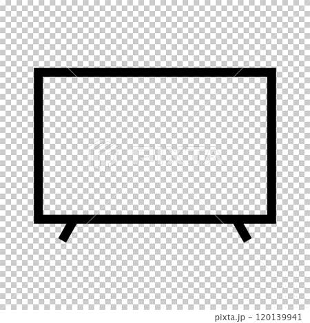 薄型テレビのアイコン 薄型テレビのアイコン 120139941