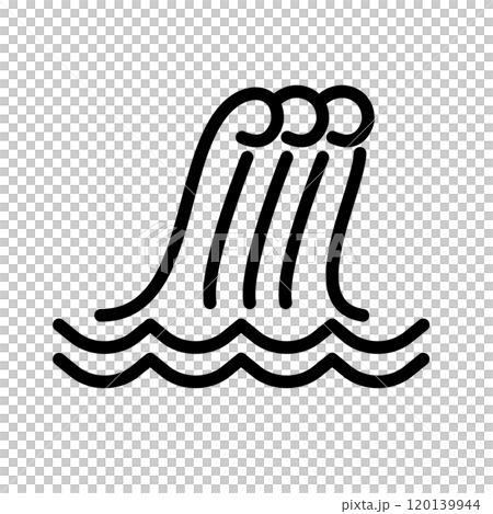 海嘯圖示簡單 120139944