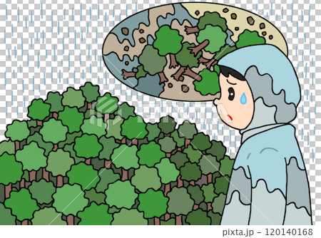 災害 - 大雨・豪雨・長雨・地盤軟弱化・土砂崩れ・地滑り 120140168