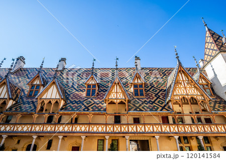Hospices de Beaune, Burgundy, France, exteriors 120141584