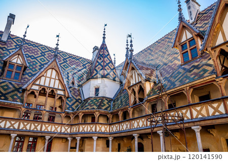 Hospices de Beaune, Burgundy, France, exteriors 120141590
