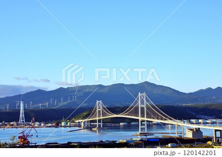 北海道室蘭市 白鳥大橋の風景 120142201