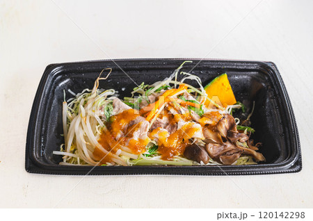 大根おろしがけ蒸し野菜と豚肉 120142298