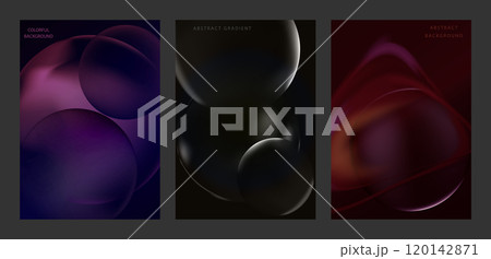 Gradient background. Flower arrangement in any style. Template for social media, poster, cover, banner, interior design and creative idea 120142871