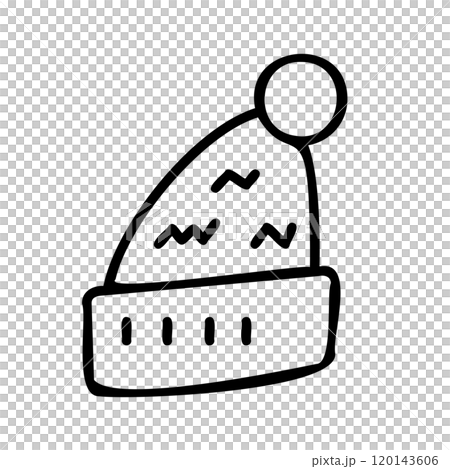 手繪帽子圖示。 120143606