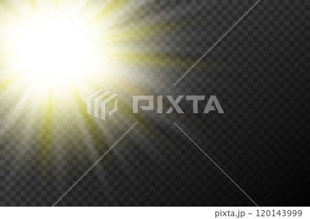 vector illustration of a sun 120143999