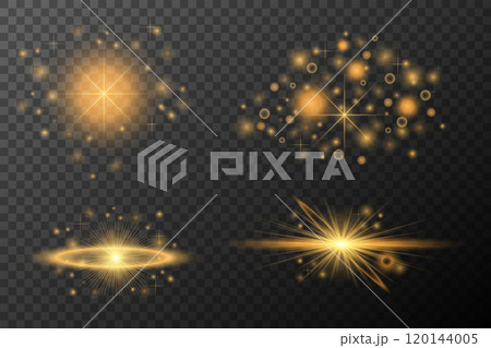 glow light effect with sparks 120144005