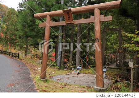 【姫宮神社】姫宮橋【赤沢自然休養林】 120144417