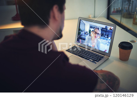 You dont have to feel disconnected thanks to modern technology. Shot of a mature psychologist conducting an online therapy session with her patient. You dont have to feel disconnected thanks to modern technology. Shot of a mature psychologist conducting an online therapy session with her patient. 120146129