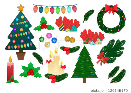 Christmas Tree and Holiday Decoration Set 120146170