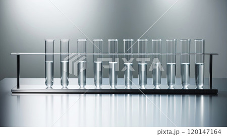 test tubes with liquid on background 120147164