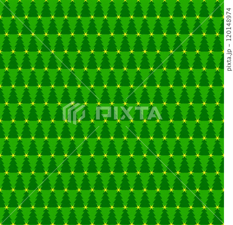 並べて繋がるシームレス、クリスマスツリーの背景パターン 120148974