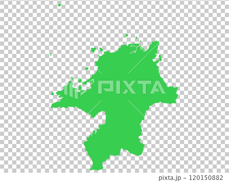 A slightly loose map of Fukuoka prefecture without borders A slightly loose map of Fukuoka prefecture without borders 120150882