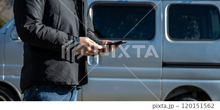 軽バンでの仕事 軽バンでの仕事 120151562