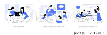 Teaching degree isolated cartoon vector illustrations se 120153033