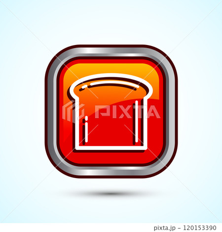 Bread Icon Design Illustration, Bakery Icon, Button Design Bread Icon Design Illustration, Bakery Icon, Button Design 120153390