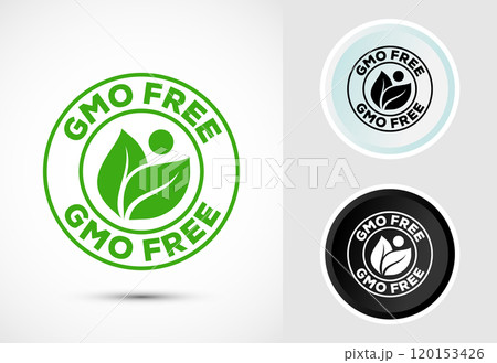 GMO Free Product Icon Design Illustration, Icon For Web and mobile application 120153426