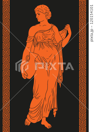 Vector Greek women. Vector Greek women. 120154101