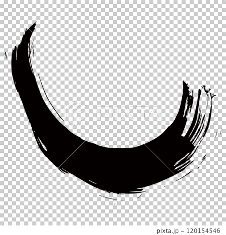 用畫筆向量繪製的日式素材動態線條插圖集 120154546