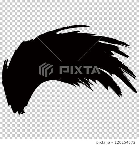 Japanese-style material: Dynamic brush-drawn line illustration set, vector Japanese-style material: Dynamic brush-drawn line illustration set, vector 120154572