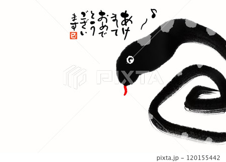 巳年年賀状 巳年年賀状 120155442