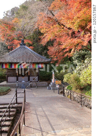 奈良県の紅葉の寺 長谷寺 奈良県の紅葉の寺 長谷寺 120157867