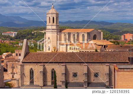 Bell Tower of Girona Cathedral, Girona, Spain 120158391