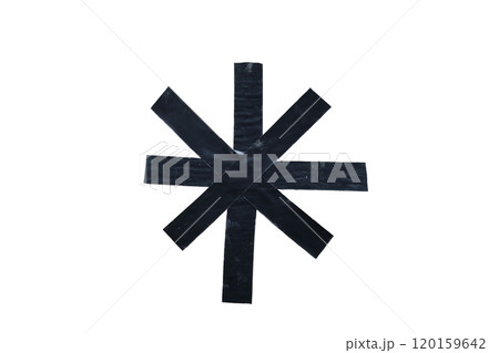 asterisk made of tape 120159642