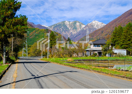 相俣集落から谷川連峰2 120159677